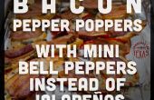 Mini paprika Baaaacon Poppers (glutenvrij) (Jalapeño gratis)