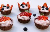 Strawberry Cheesecake Mousse chocolade Cups