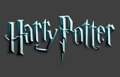 Harry Potter tekst in Adobe Photoshop Cs4