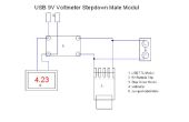 USB-TTL 9V Stepdown Voltmeter mannelijke Multi Module DIY Gadget