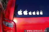 Apple familie voertuig Stickers