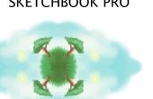 Met het hulpprogramma symmetrie in SketchBook Pro design kleding