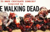 THE WALKING DEAD ZOMBIE CAKE POPS GESERVEERD IN EEN GUMMY BLOEDBAD! 