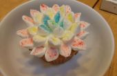 Marshmallow bloem cupcakes stap voor stap