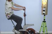 Zet een hometrainer in een energie-bike