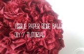 Weefsel papier Rose Ball - DIY Tutorial