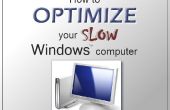 Hoe optimaliseren uw langzame Windows Computer