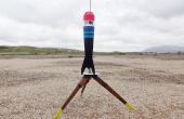 Model raket lanceerplatform