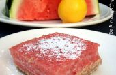 Sweet & zure watermeloen-citroen Dessert Bars