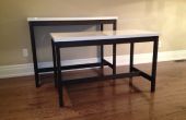 Bar tafel en Desk - met behulp van IKEA tafelbladen (VIKA AMON)