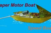 Uw papier boot omzetten in een motor / speed boot. 