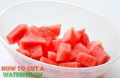 Hoe te knippen een watermeloen in seconden