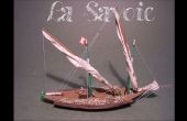 Model schip: Barque La Savoie