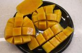 Een mango - Hawaiiaanse stijl snijden
