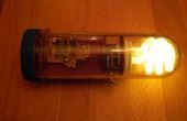 Emergency licht met steampunk technologie