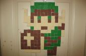8-bit Sprite Posters (Mario, Link, groene Rupee)