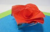 Maak een origami roos broche! 