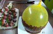 Hoe maak je een chocolade kom met behulp van een ballon + chocolade aardbeien bedekt