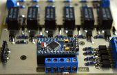 Arduino passieve voorversterker met afstandsbediening, verzwakker en channel selector