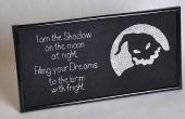 "I 'm the Shadow" - Oogie Boogie Cross Stitch