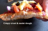 Gestoomde Glutenvrije Pizza (krokante Bagel-soort van korst)
