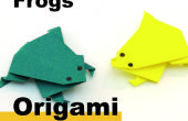 Hoe Origami een kikker