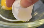 Het verwijderen van de "eggshell" Bits uit eieren