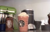 Starbucks rood fluweel en karamel Frappucinos
