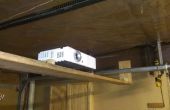 Verstelbare onder garagedeur plank/projector mount