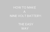 Hoe maak je een 9 volt batterij