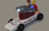 Pinewood Derby Car met LEDs en Jimmy Neutron
