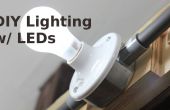 Maak uw eigen ontwerp w / DIY LED-verlichting