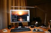 LED-desktop / werkruimte / toetsenbord lamp (IKEA Tertial houwer)