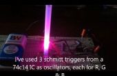 RGB LED Driver met behulp van IC 74c 14: No Arduino! 