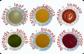 Bijna een regenboog van soep: Een basisrecept – Presqu'un arc-en-ciel de soupe: recette de basis
