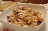 Echte Italiaanse recepten: Pasta al Radicchio e Gorgonzola! 