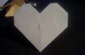 Hoe maak je een papier hart met standaard
