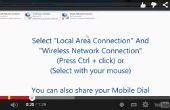 Hoe om te delen LAN Internet via WiFi op Laptop of PC zonder enige Software binnen 30 tweede