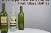 3 dingen die u van maken kunt glazen flessen
