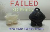 Mislukte 3D Prints, en hoe te te bevestigen hen