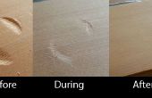 Hoe te verwijderen een deuk van hout