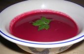 Eenvoudig lekkere rode bieten soep