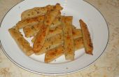 Eenvoudig recept voor een cheesy brood sticks met karwij. (Saleuri cu brânză) 