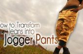 DIY Fashion | Hoe om te zetten van de Jeans in Jogger Pants