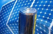 Zonne-energie zelf oplaadbare batterij