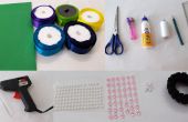 DIY Craft voor meisjes: Kanzashi satijn lint bloem haartoebehoren