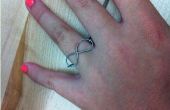 Infinity paperclip Ring
