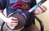 Een Tennis Racket omzetten in een 3-snarige gitaar