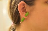 Earring "Potlood door oor"