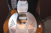 Resonator gitaar geconverteerd vanuit oude akoestische gitaar